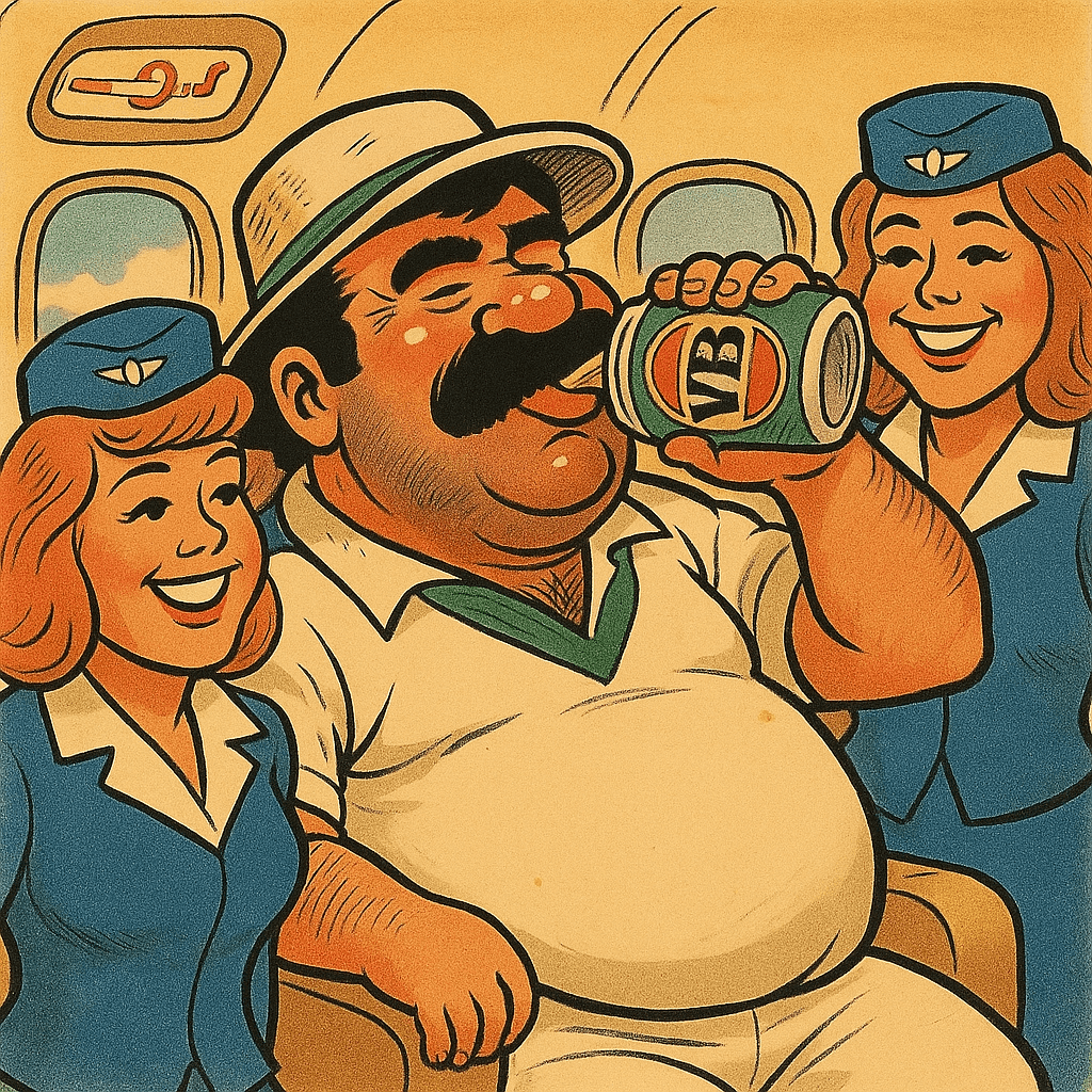 Boon on a plane with VB